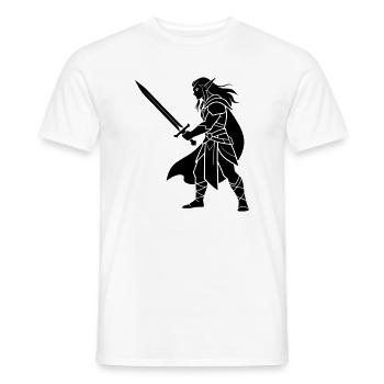 Dunkler Elf - Männer T-Shirt - Weiß - Vorne - AI Model Male 178 dark (178cm)