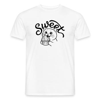 Cupcake - Männer T-Shirt - Weiß - Vorne - AI Model Male 178 dark (178cm)