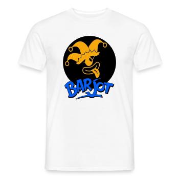 Barjot  - T-shirt homme - blanc - Devant - AI Model Male 178 dark (178cm)