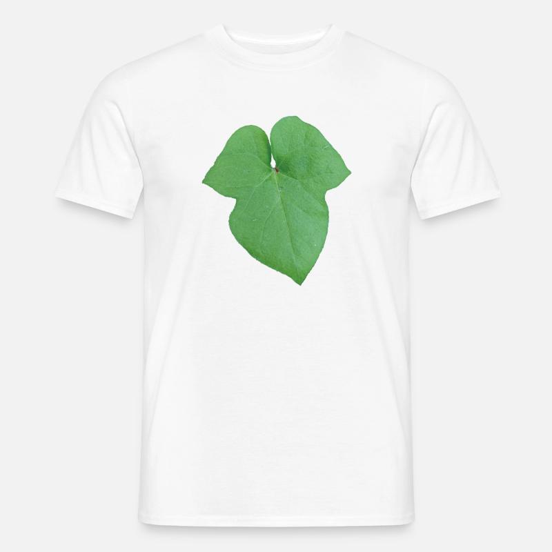 Green_Leaf_-_Tiny_Red_Spider - Männer T-Shirt - Weiß