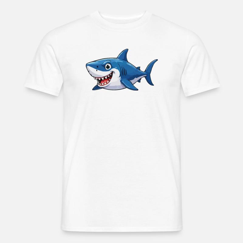 Shark Comic - Men's T-Shirt - white