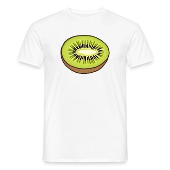 Kiwi - T-shirt homme - blanc - Devant - AI Model Male 178 dark (178cm)