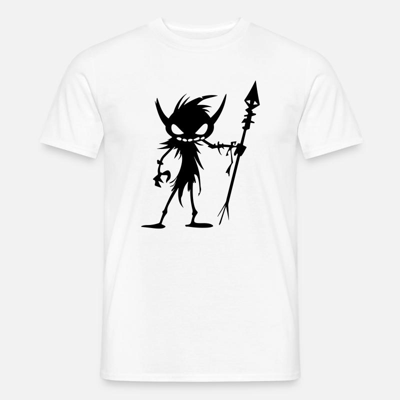 Goblin Ork - Männer T-Shirt - Weiß