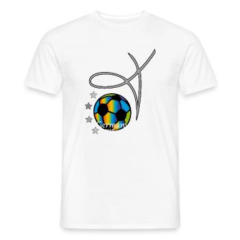 Fußball Event - Männer T-Shirt - Weiß - Vorne - AI Model Male 178 dark (178cm)