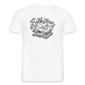Rat de bibliothèque - T-shirt homme - blanc - Devant - AI Model Male 178 dark (178cm)