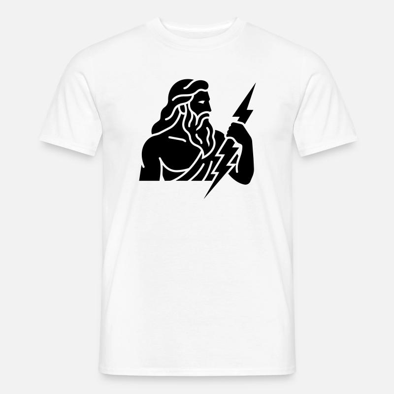 Zeus - Männer T-Shirt - Weiß