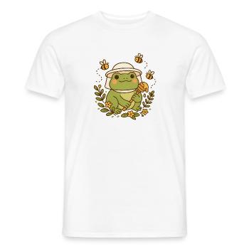 Beekeeper Frog - Men's T-Shirt - white - Front - AI Model Male 178 dark (178cm)