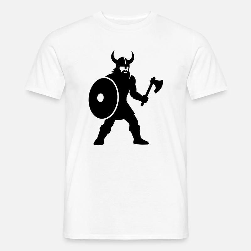 Wikinger - Männer T-Shirt - Weiß