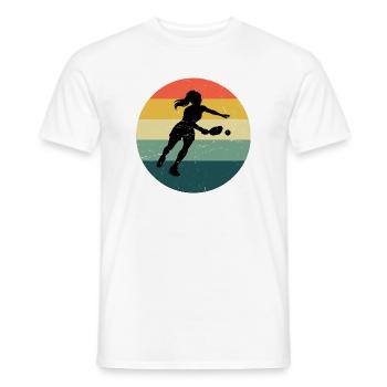 Pickleball Fan Design for Pickleball Player Fans - Men's T-Shirt - white - Front - AI Model Male 178 dark (178cm)