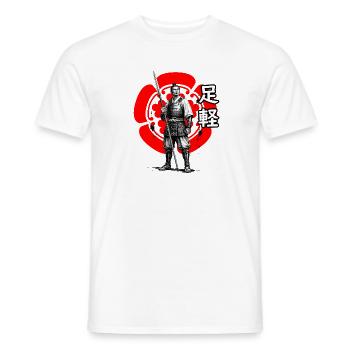 Ashigaru of the Oda clan, Sengoku period - Men's T-Shirt - white - Front - AI Model Male 178 dark (178cm)