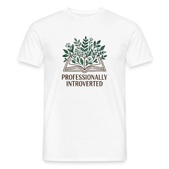 Nature Books - Männer T-Shirt - Weiß - Vorne - AI Model Male 178 dark (178cm)