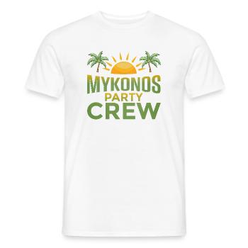 Mexiko Party Crew - Männer T-Shirt - Weiß - Vorne - AI Model Male 178 dark (178cm)