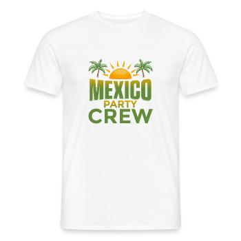 Mexiko Party Crew - Männer T-Shirt - Weiß - Vorne - AI Model Male 178 dark (178cm)