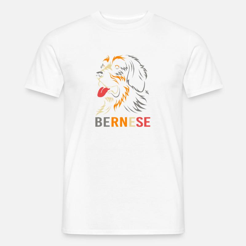 Bouvier bernois - T-shirt homme - blanc