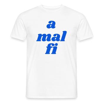 a mal fi - Männer T-Shirt - Weiß - Vorne - AI Model Male 178 dark (178cm)