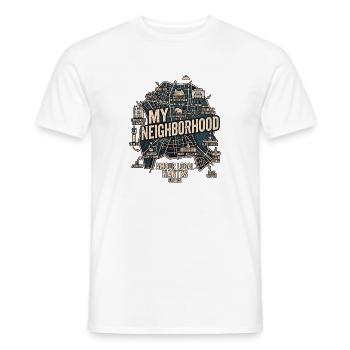 Amour Nantes - Männer T-Shirt - Weiß - Vorne - AI Model Male 178 dark (178cm)