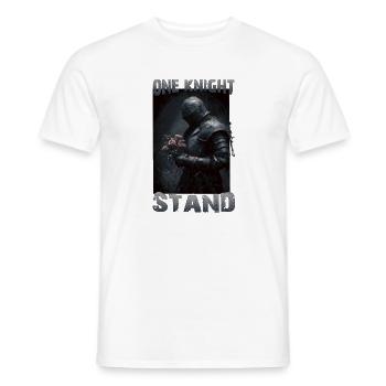 Bouhourt Mittelalterl Ritterturnier Tjost Buhurt - Männer T-Shirt - Weiß - Vorne - AI Model Male 178 dark (178cm)