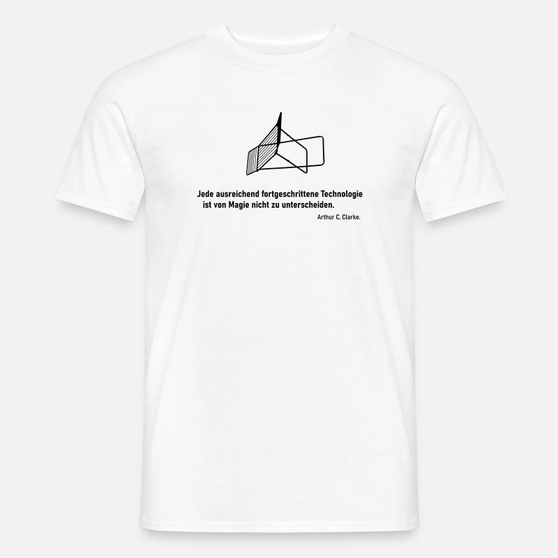 Technologie Wäscheständer - Männer T-Shirt - Weiß