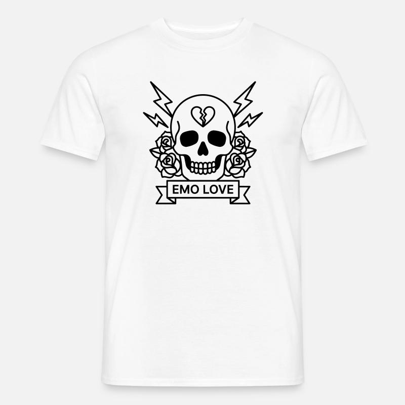 emo - Men's T-Shirt - white