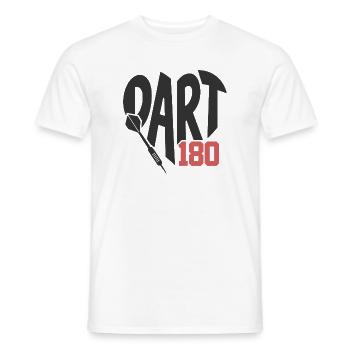 DART180 Grafikmotiv - Männer T-Shirt - Weiß - Vorne - AI Model Male 178 dark (178cm)