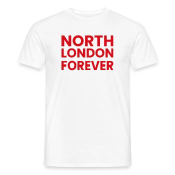 Nord-London für immer - Männer T-Shirt - Weiß - Vorne - AI Model Male 178 dark (178cm)