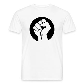 Faust Icon v.1 (Farbe änderbar) - Männer T-Shirt - Weiß - Vorne - AI Model Male 178 dark (178cm)