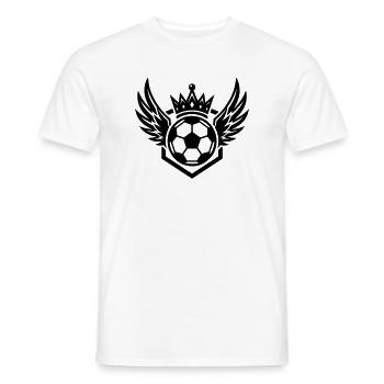 Armoiries de football Ailes - T-shirt homme - blanc - Devant - AI Model Male 178 dark (178cm)
