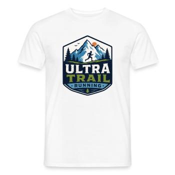 Ultra Trail Running - T-shirt homme - blanc - Devant - AI Model Male 178 dark (178cm)