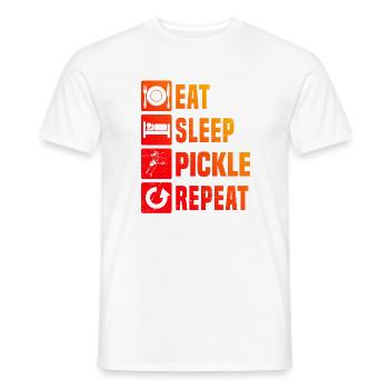 Pickleball Profi Design für pickleball player Fans - Männer T-Shirt - Weiß - Vorne - AI Model Male 178 dark (178cm)