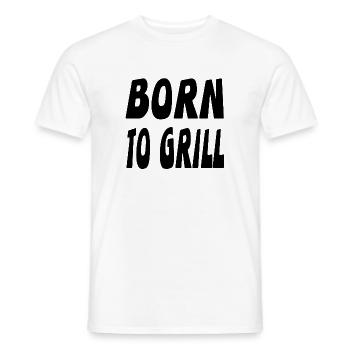 Griller - T-shirt homme - blanc - Devant - AI Model Male 178 dark (178cm)