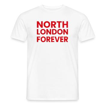Nord-London für immer - Männer T-Shirt - Weiß - Vorne - AI Model Male 178 dark (178cm)