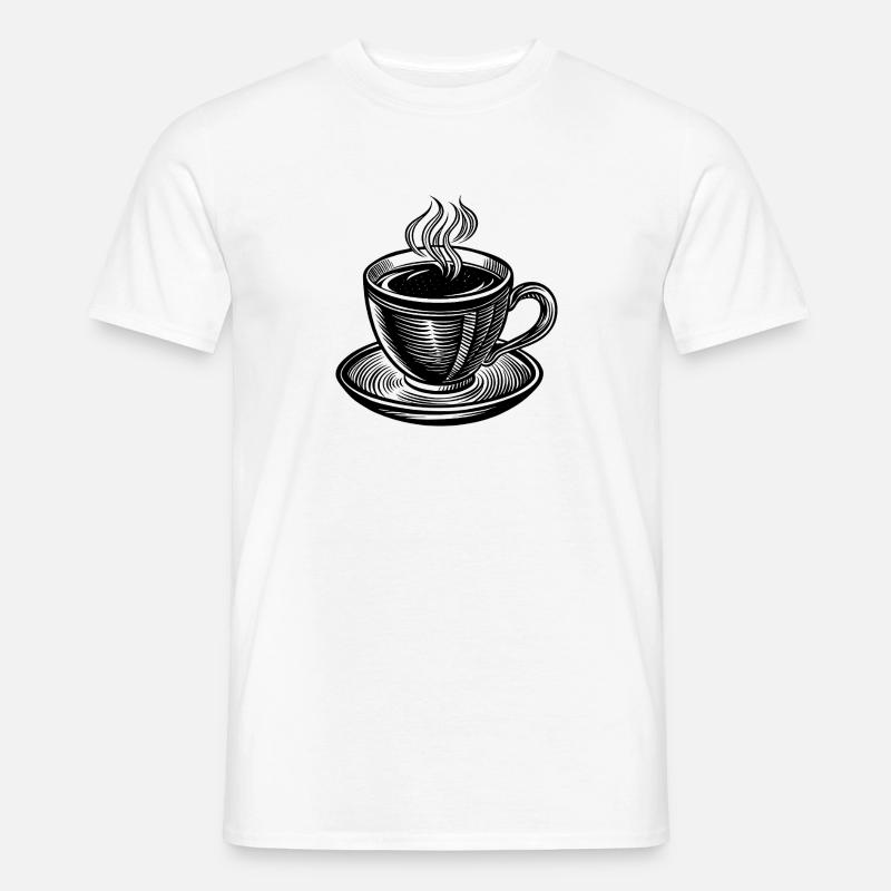 Coffee cup - Men's T-Shirt - white
