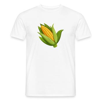 Maïs en épi - T-shirt homme - blanc - Devant - AI Model Male 178 dark (178cm)