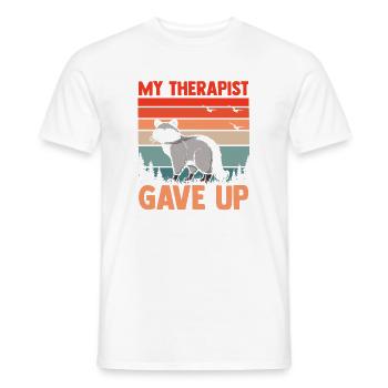 Trash Panda Raccoon - Männer T-Shirt - Weiß - Vorne - AI Model Male 178 dark (178cm)