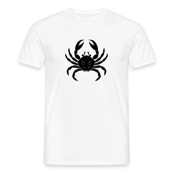 Crab - Men's T-Shirt - white - Front - AI Model Male 178 dark (178cm)