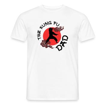 Der Kung-Fu-Vater - Männer T-Shirt - Weiß - Vorne - AI Model Male 178 dark (178cm)