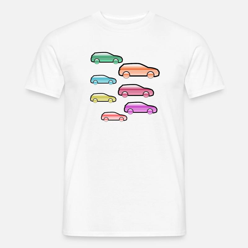 Autos - Männer T-Shirt - Weiß