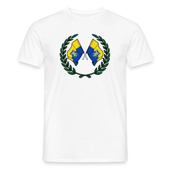 Zandvoort Ehrenkranz - Männer T-Shirt - Weiß - Vorne - AI Model Male 178 dark (178cm)