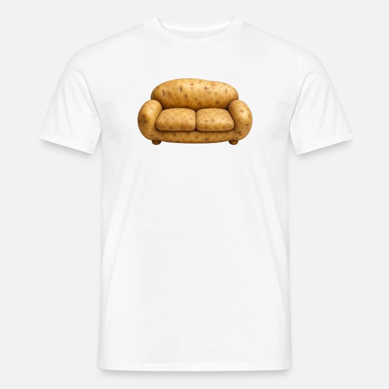    COUCH POTATO - Männer T-Shirt - Weiß