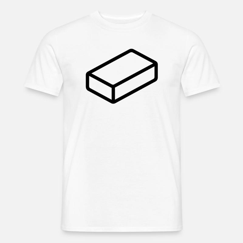 brick - Men's T-Shirt - white