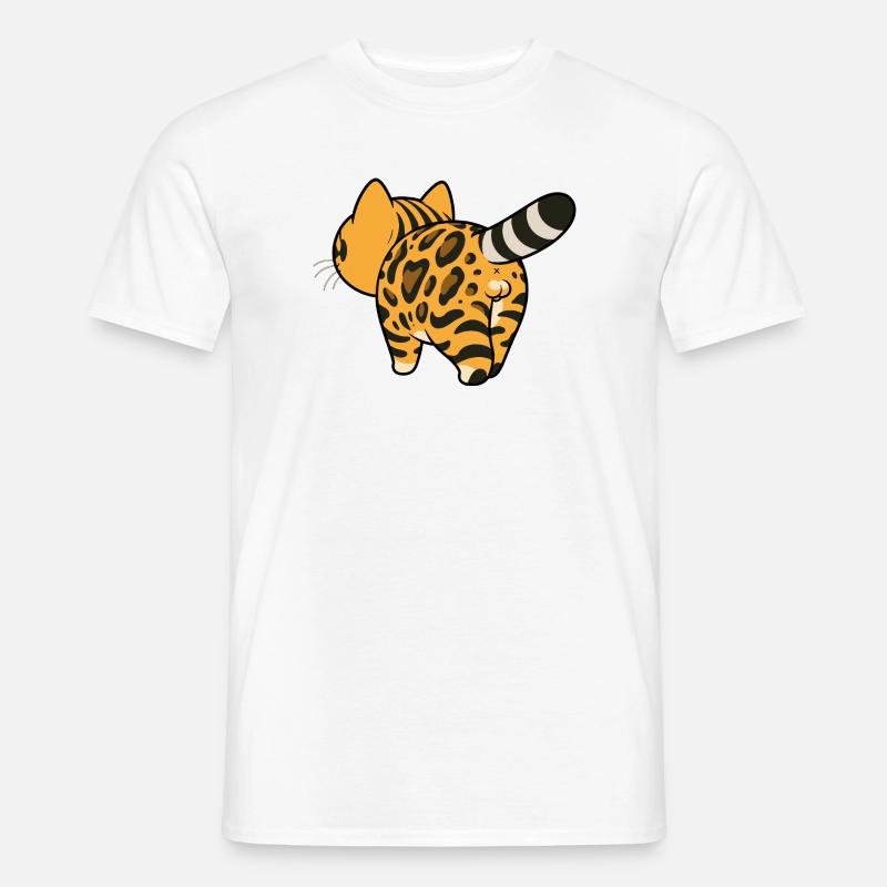 Leopard pattern converter - Men's T-Shirt - white