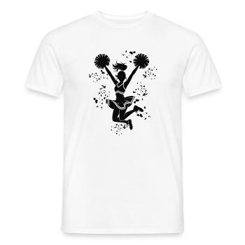 Cheerleader Cheer Mom Cheerleading - Männer T-Shirt - Weiß - Vorne - AI Model Male 178 dark (178cm)