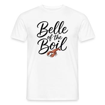 Belle Of The Boil Crawfish Women's Crawfish Boil - Männer T-Shirt - Weiß - Vorne - AI Model Male 178 dark (178cm)
