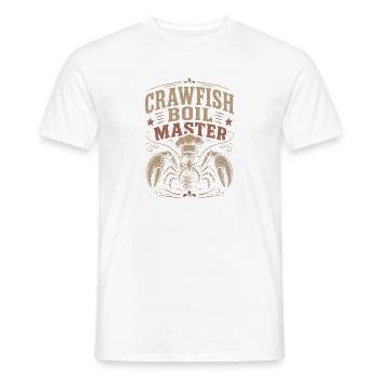 Crawfish Boil Master Lustige Männer Crawfish - Männer T-Shirt - Weiß - Vorne - AI Model Male 178 dark (178cm)