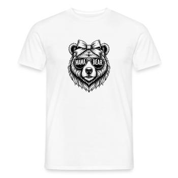 Mama Bear - Männer T-Shirt - Weiß - Vorne - AI Model Male 178 dark (178cm)