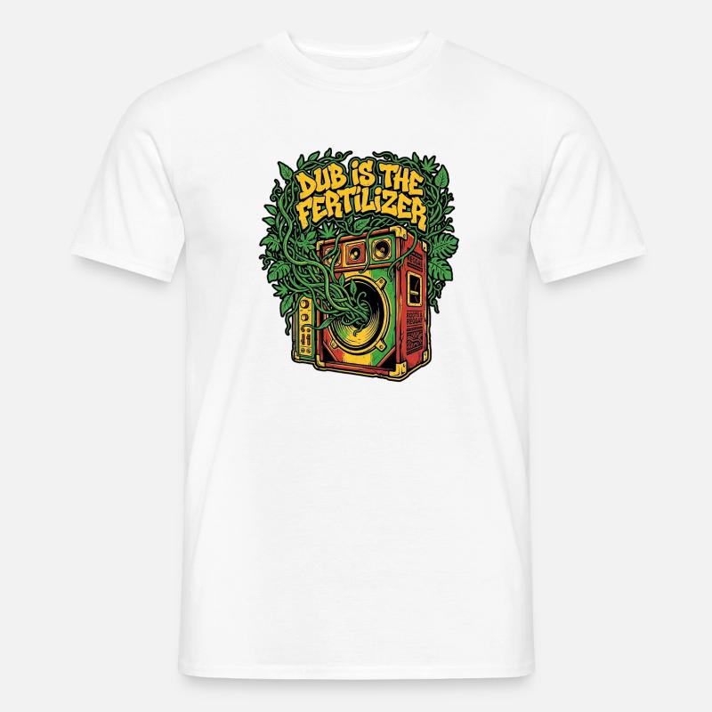 Dub Reggae Soil - Männer T-Shirt - Weiß