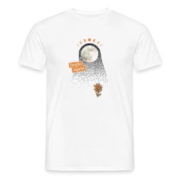 Nouveau départ : recommencer - T-shirt homme - blanc - Devant - AI Model Male 178 dark (178cm)