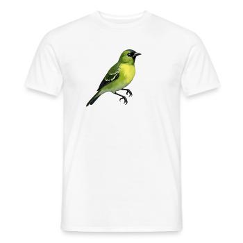 Grünfink Vogel - Männer T-Shirt - Weiß - Vorne - AI Model Male 178 dark (178cm)