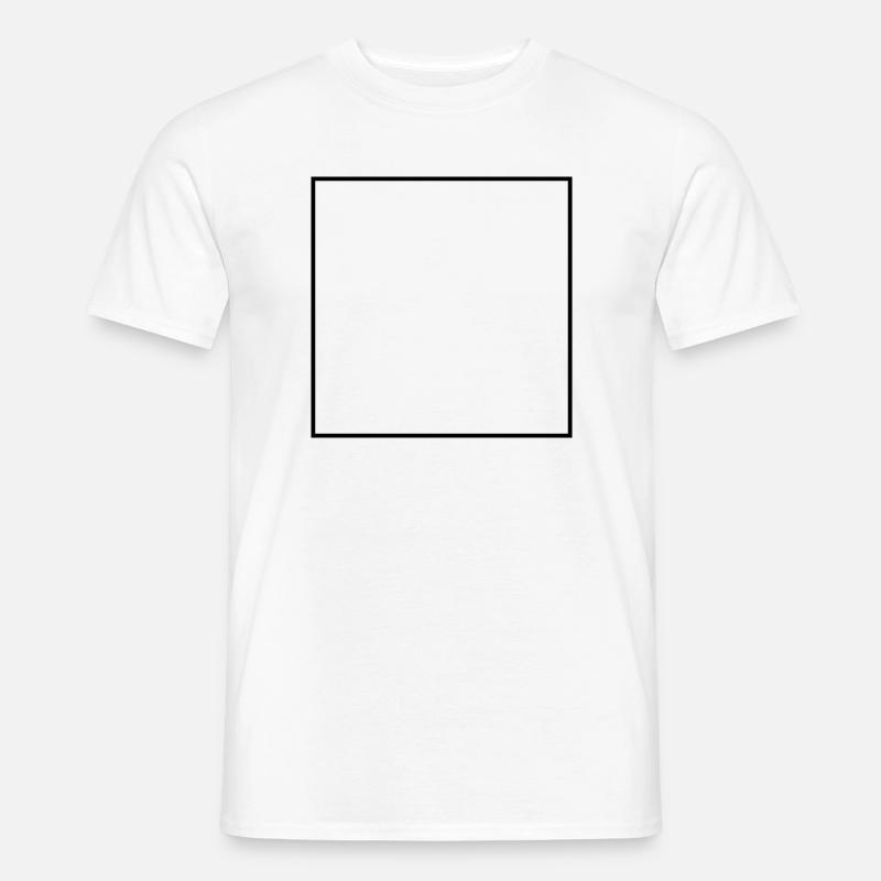 Square Empty - Men's T-Shirt - white