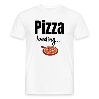 Pizza loading - Männer T-Shirt - Weiß - Vorne - AI Model Male 178 dark (178cm)